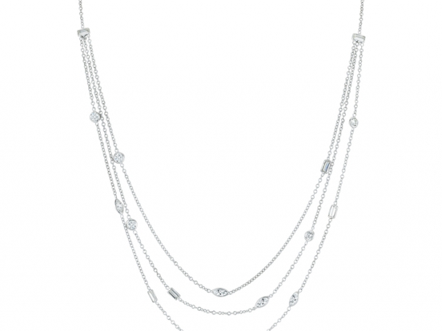 Diamonds by the yard layered necklace