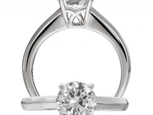 fancy custom designed diamond engagement ring