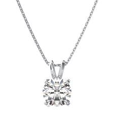 Diamond solitaire necklace, tiffany